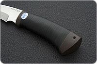 Нож Хазар наборная кожа, 95х18, текстолит : фото 6