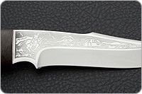 Нож Хазар наборная кожа, 95х18, текстолит : фото 7