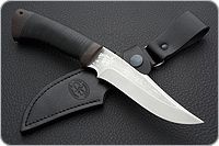 Нож Хазар наборная кожа, 95х18, текстолит : фото 8