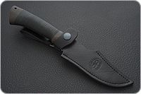 Нож Хазар наборная кожа, 95х18, текстолит : фото 9