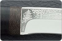 Нож Шаман-2 наборная кожа, 95х18, текстолит : фото 8