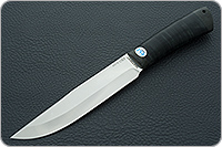 Нож Шашлычный средний наборная кожа, 95х18, текстолит : фото 2