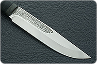 Нож Шашлычный средний наборная кожа, 95х18, текстолит : фото 4