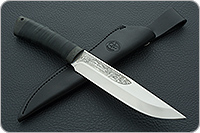 Нож Шашлычный средний наборная кожа, 95х18, текстолит : фото 10