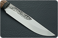 Нож Шашлычный средний орех, 95х18, текстолит : фото 4