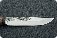 Нож Шашлычный средний орех, 95х18, текстолит : фото 7