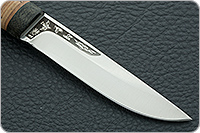 Нож Шашлычный малый береста, 95х18, текстолит : фото 4