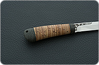 Нож Шашлычный малый береста, 95х18, текстолит : фото 5