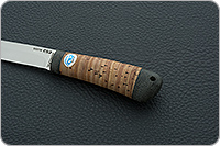 Нож Шашлычный малый береста, 95х18, текстолит : фото 6