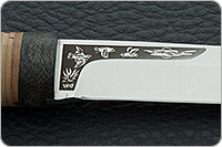 Нож Шашлычный малый береста, 95х18, текстолит : фото 8