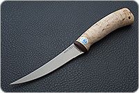 Нож Фишка (Fish-ka) карельская береза, 95х18, текстолит : фото 2