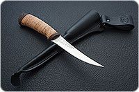 Нож Фишка (Fish-ka) береста, 95х18, текстолит : фото 5