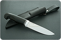 Нож НР-2Т граб (черное дерево), х12мф, алюминий : фото 10