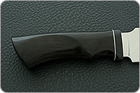 Нож шкуросъемный ( НШС -1) граб (черное дерево), 95х18,  микарта : фото 5