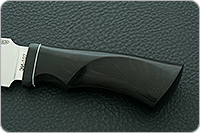 Нож шкуросъемный ( НШС -1) граб (черное дерево), 95х18,  микарта : фото 6