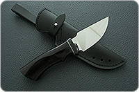 Нож шкуросъемный ( НШС -1) граб (черное дерево), 95х18,  микарта : фото 10