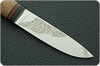 Нож МУКСУН НР-2 орех, 95х18,  микарта : фото 4