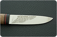 Нож МУКСУН НР-2 орех, 95х18,  микарта : фото 7