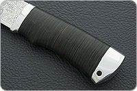 Нож Енисей наборная кожа, 95х18, алюминий : фото 6