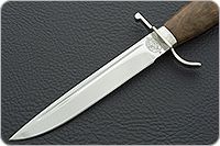 Нож Финка НКВД орех, 95х18, латунь в никеле : фото 3