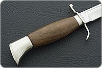 Нож Финка НКВД орех, 95х18, латунь в никеле : фото 5