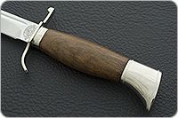 Нож Финка НКВД орех, 95х18, латунь в никеле : фото 6