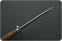 Нож Финка НКВД орех, 95х18, латунь в никеле : фото 7