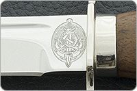 Нож Финка НКВД орех, 95х18, латунь в никеле : фото 9