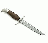 Нож Финка НКВД орех, 95х18, латунь в никеле : фото 12
