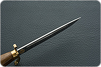 Нож Финка НКВД орех, 95х18, латунь в золоте : фото 9