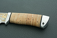 НОЖ ЯКУТ береста, эи-107, алюминий : фото 6