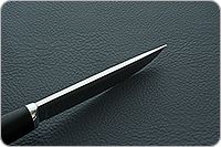 Нож Соболь стандарт граб - черное дерево, 95х18, дюраль : фото 8