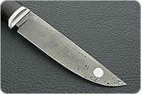 Нож Соболь престиж+ граб - черное дерево, дамаск, дюраль : фото 4