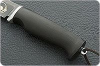 Нож Соболь престиж+ граб - черное дерево, дамаск, дюраль : фото 6