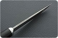 Нож Соболь престиж+ граб - черное дерево, дамаск, дюраль : фото 7