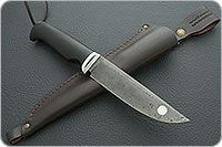 Нож Соболь престиж+ граб - черное дерево, дамаск, дюраль : фото 10