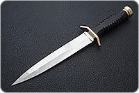 Нож Витязь престиж граб - черное дерево, 95х18, латунь : фото 2