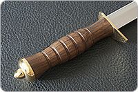 Нож Армейский престиж орех, 95х18, латунь : фото 5