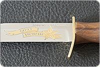 Нож Армейский престиж орех, 95х18, латунь : фото 8