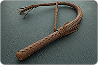 Плетка снежный барс коричневая