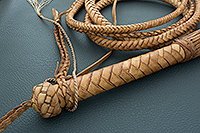 Кнут удлиненный 4м. соломенный  : фото 2