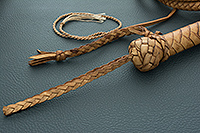 Кнут удлиненный 4м. соломенный  : фото 3