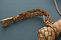 Кнут удлиненный 4м. соломенный  : фото 5