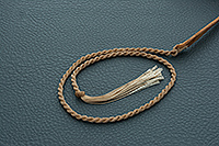 Кнут удлиненный 4м. соломенный  : фото 6