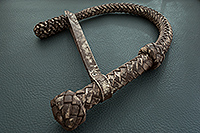 Волчатка усиленная с граненым узлом (ананас) с 2 шалыгами антикварная  : фото 2
