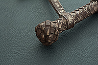 Волчатка усиленная с граненым узлом (ананас) с 2 шалыгами антикварная  : фото 3