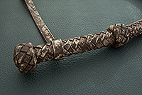 Волчатка усиленная с граненым узлом (ананас) с 2 шалыгами антикварная  : фото 5