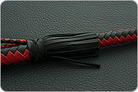 Плетка снежный барс черно-красная  : фото 6