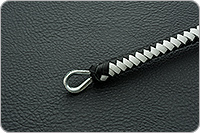 Нагайка поводок черно-белая  : фото 3