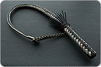 Нагайка Кобра 12-ти полосная черно-серебристая  : фото 2